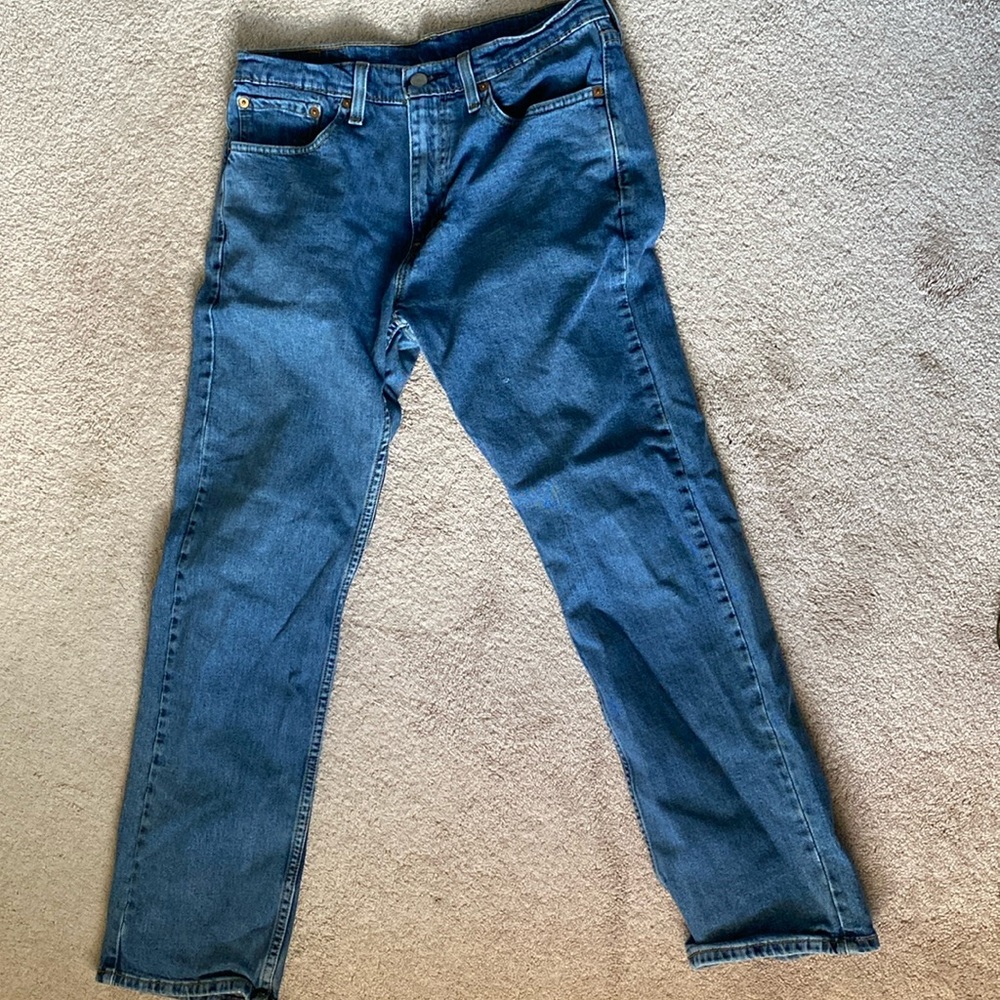 Men’s Levi 505 jeans, gently worn.